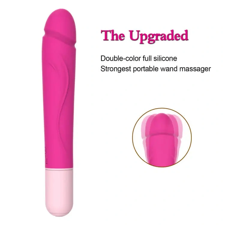 Quiet Portable Wand Massager: 10-Mode Waterproof & Fast USB Recharge