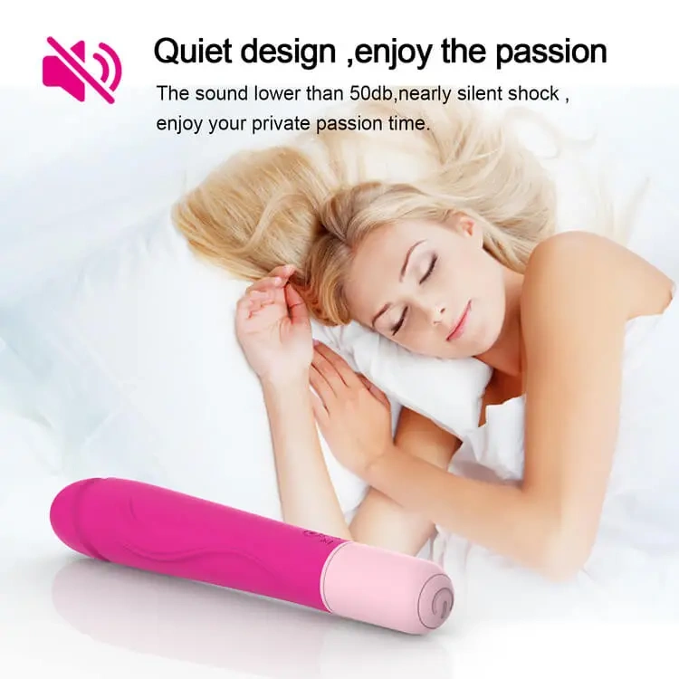 Quiet Portable Wand Massager: 10-Mode Waterproof & Fast USB Recharge