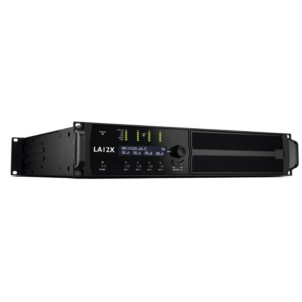 AUDIOPEAK 12X is a four-channel amplifier