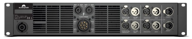 AUDIOPEAK 12X is a four-channel amplifier