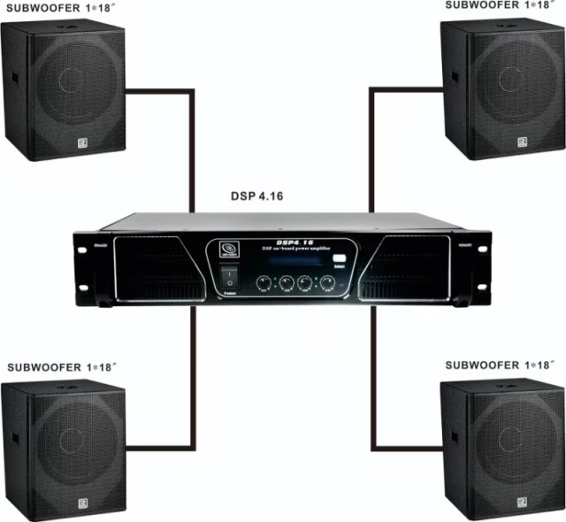 DSP series power amplifier