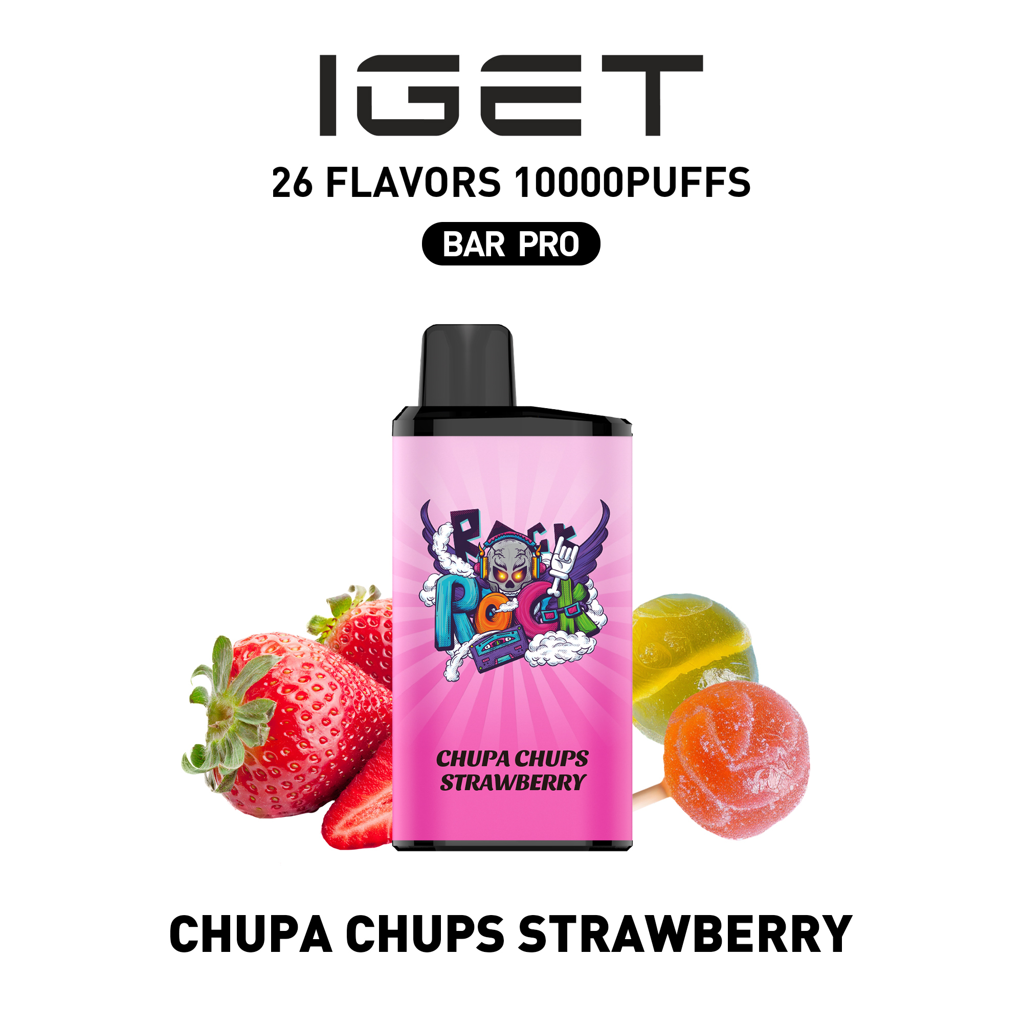 IGET Bar Pro - Chupa Chups Strawberry