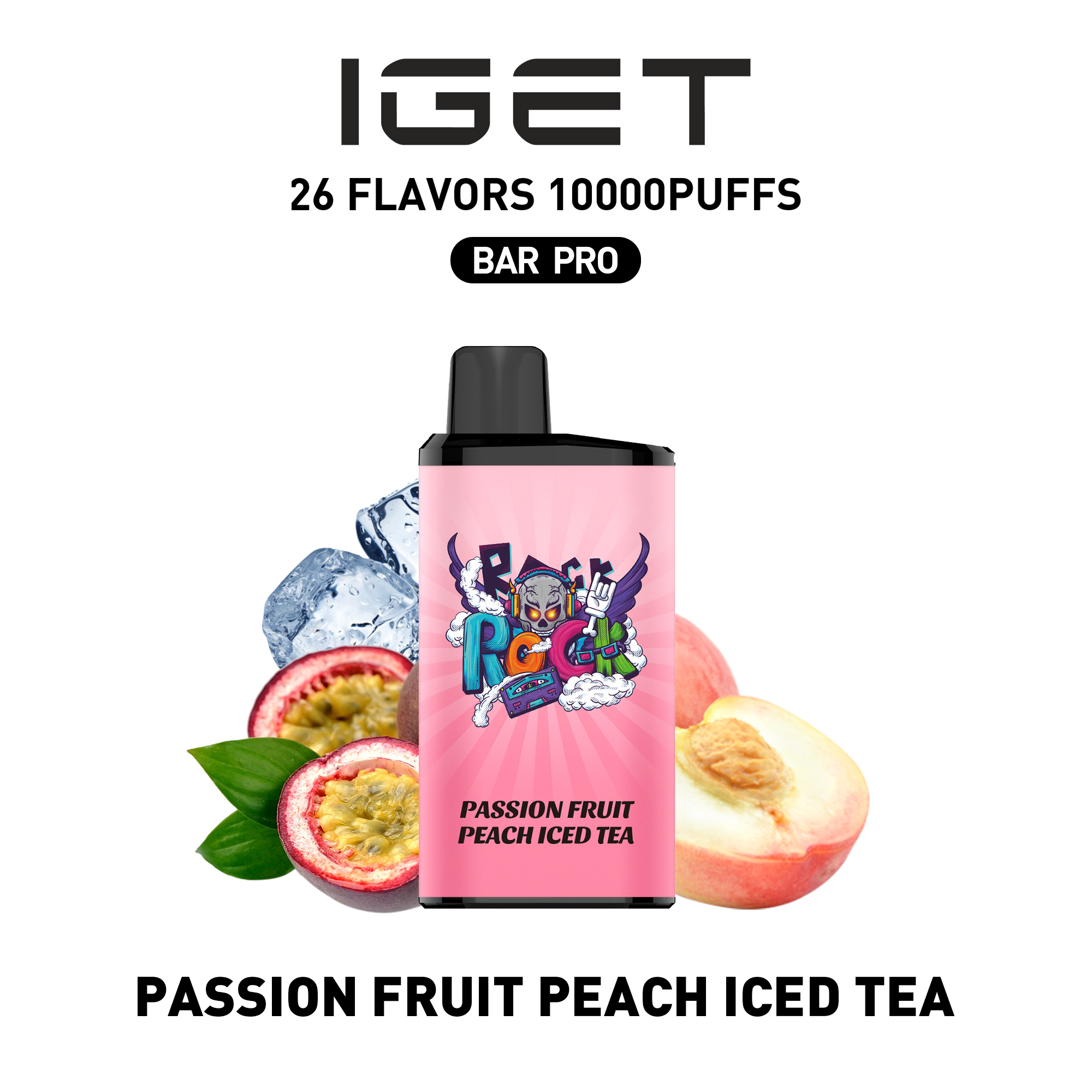 IGET Bar Pro - Passion Fruit Peach Ice Tea