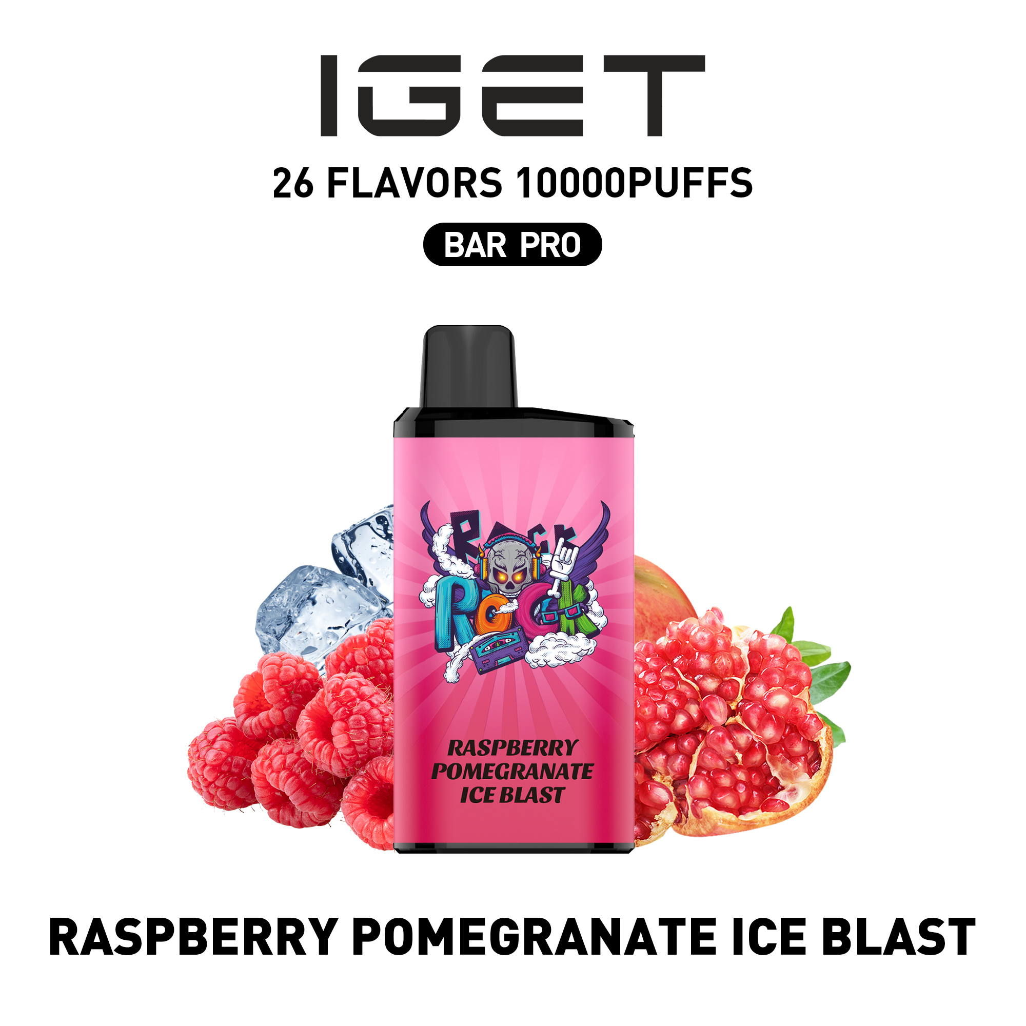 IGET Bar Pro - Raspberry Pomegranate Ice Blast