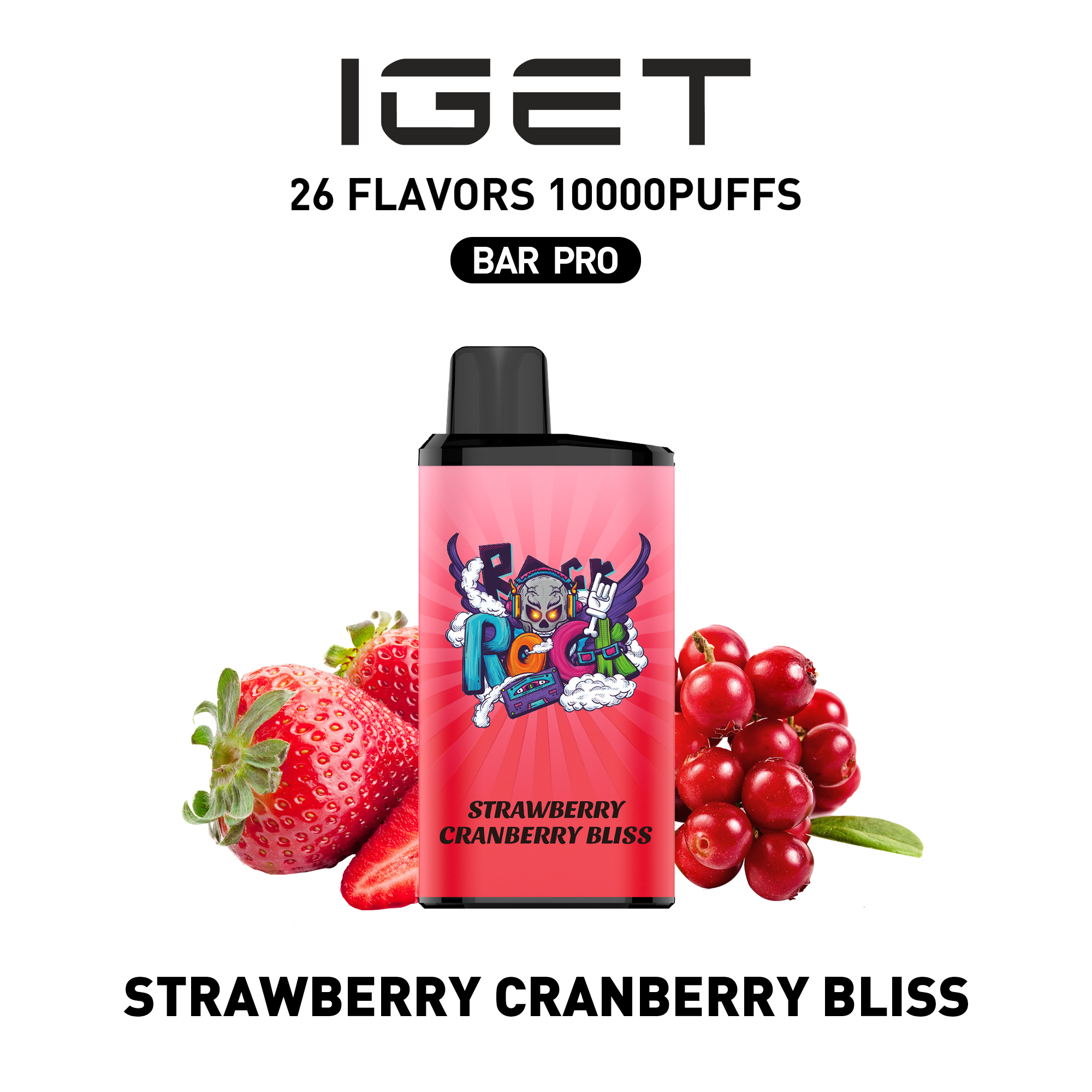 IGET Bar Pro - Strawberry Cranberry Bliss