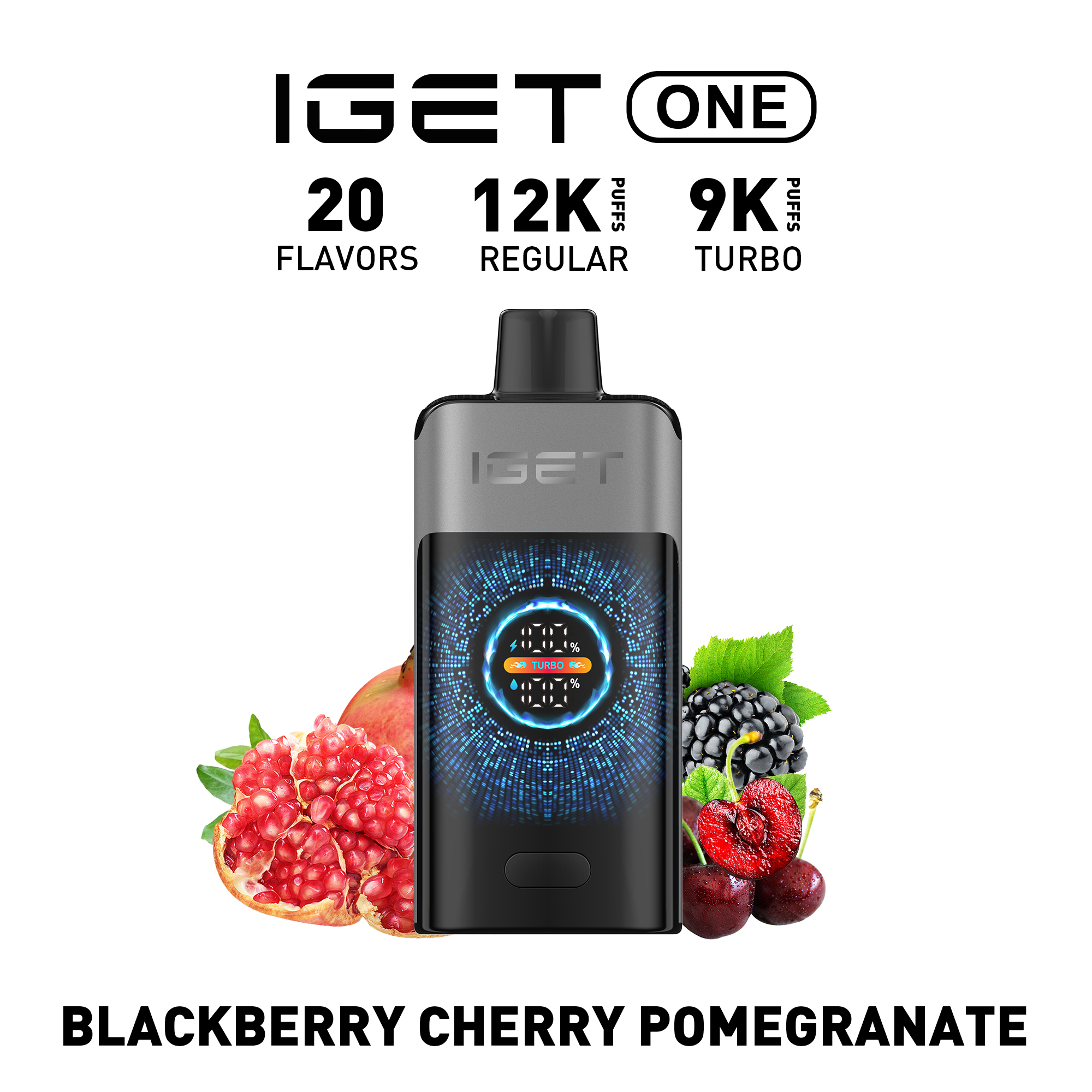 IGET One - Blackberry Cherry Pomegranate