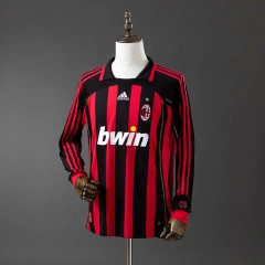 Retro AC Milan 06/07 Home Long sleeves Jersey