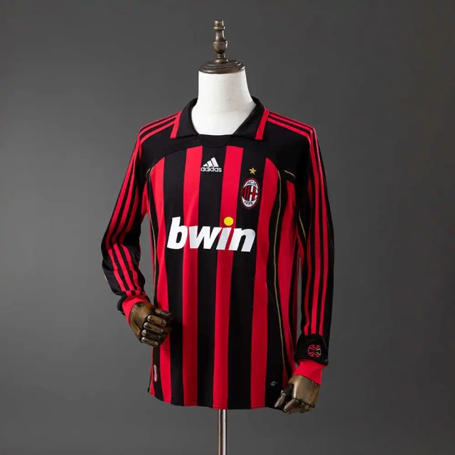 Retro AC Milan 06/07 Home Long sleeves Jersey