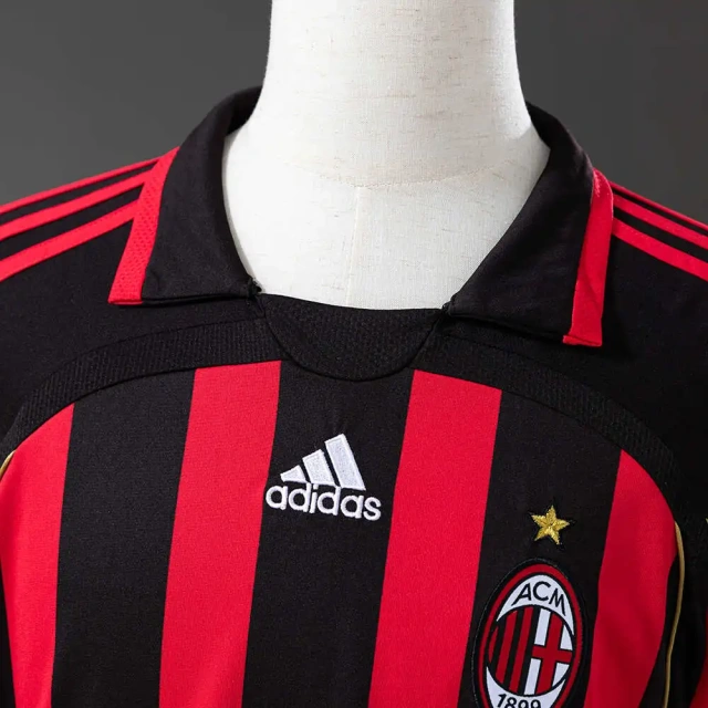 Retro AC Milan 06/07 Home Long sleeves Jersey