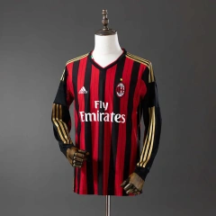 Retro AC Milan 13/14 Home Long sleeves Jersey