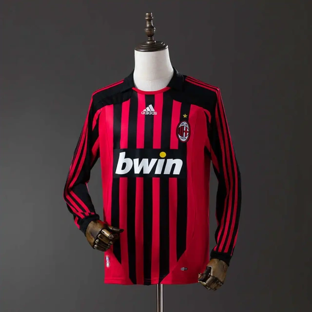 Retro AC Milan 07/08 Home Long sleeves Jersey