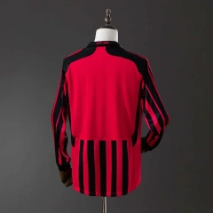 Retro AC Milan 07/08 Home Long sleeves Jersey