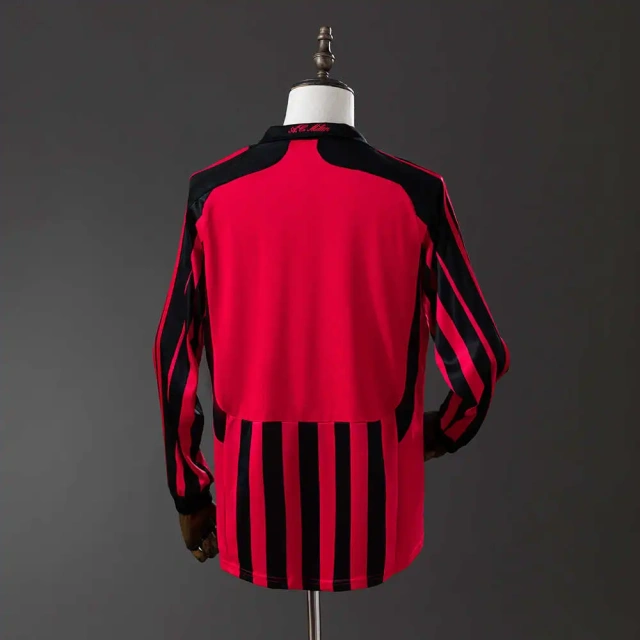 Retro AC Milan 07/08 Home Long sleeves Jersey