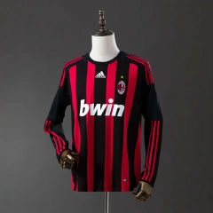 Retro AC Milan 08/09 Home Long sleeves Jersey