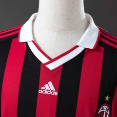 Retro AC Milan 09/10 Home Long sleeves Jersey