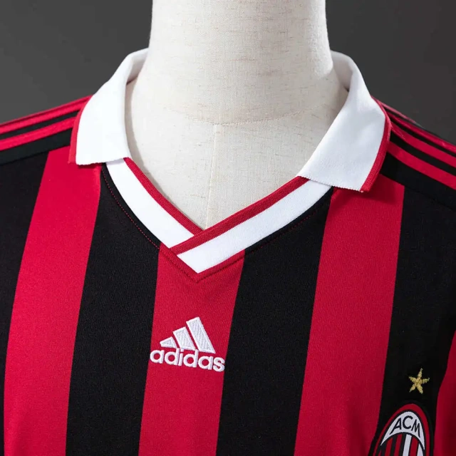 Retro AC Milan 09/10 Home Long sleeves Jersey