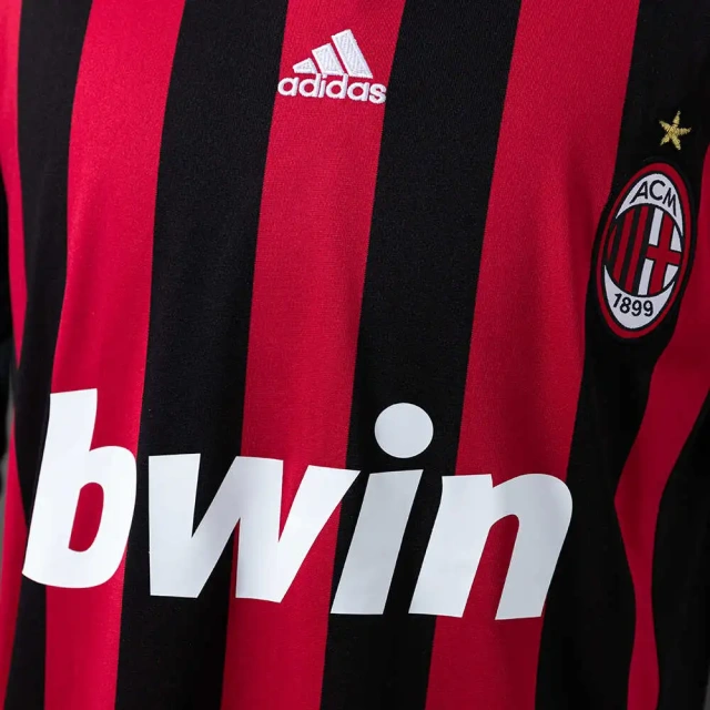 Retro AC Milan 09/10 Home Long sleeves Jersey