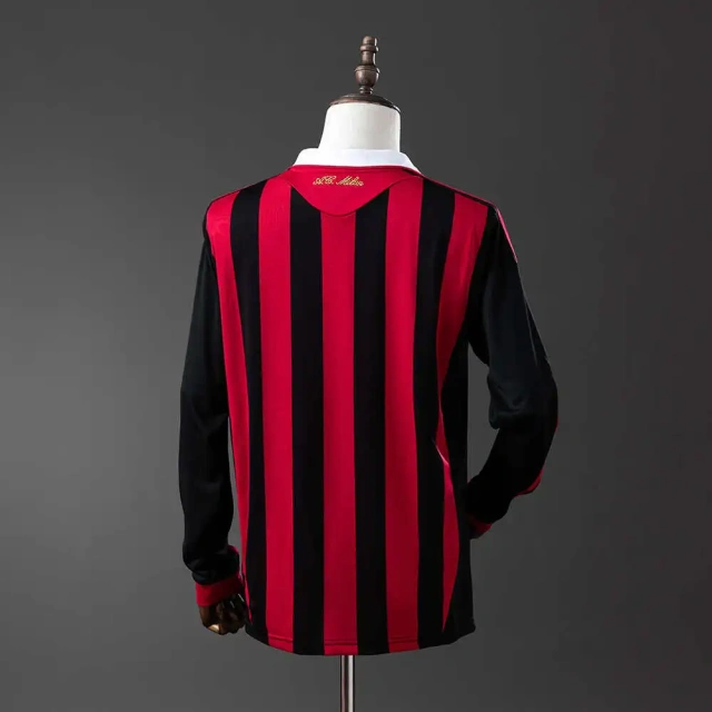 Retro AC Milan 09/10 Home Long sleeves Jersey