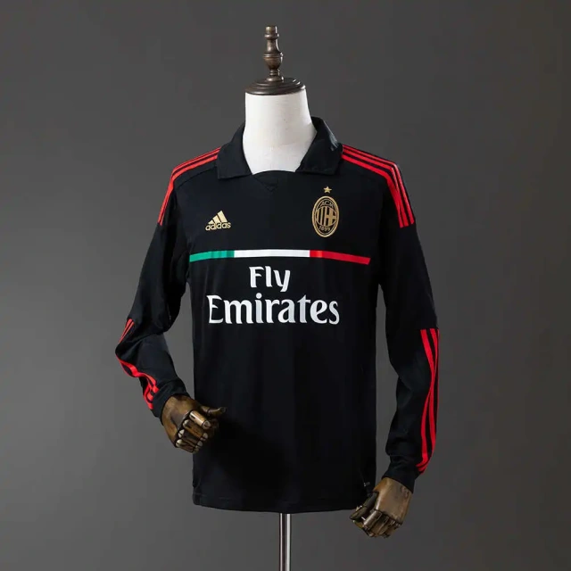 Retro AC Milan 11/12 Away Long sleeves Jersey