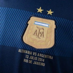 Retro Argentina 2014 Long Sleeve Away Jersey