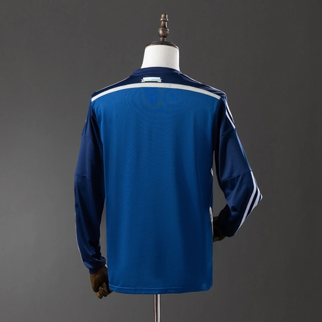 Retro Argentina 2014 Long Sleeve Away Jersey