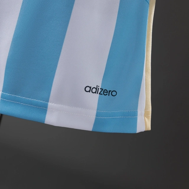Retro Argentina 2014 Player Version Home  Jersey