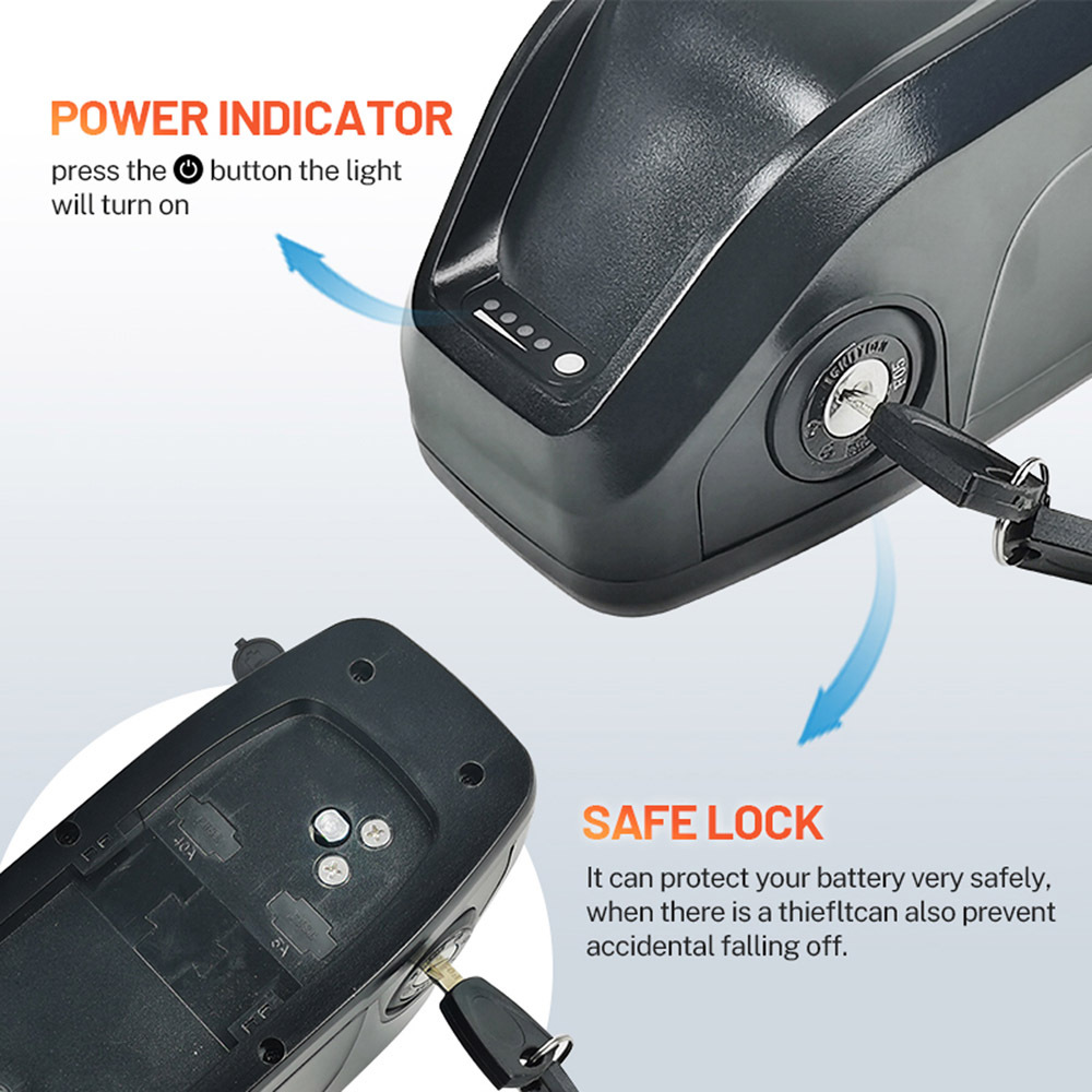 48V 14Ah Lithium ion Ebike Battery 48 Volt Fit for RAD Power E Bike Battery Replacement Rad External Hailong Electric Bike Batteries Pack