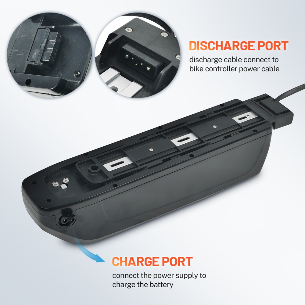 48V 14Ah Lithium ion Ebike Battery 48 Volt Fit for RAD Power E Bike Battery Replacement Rad External Hailong Electric Bike Batteries Pack