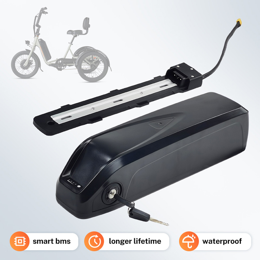48V 14Ah Lithium ion Ebike Battery 48 Volt Fit for RAD Power E Bike Battery Replacement Rad External Hailong Electric Bike Batteries Pack