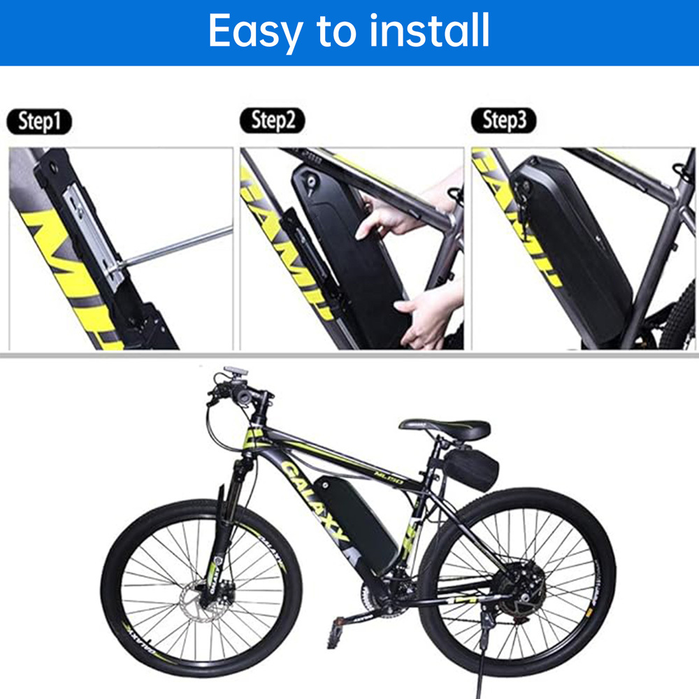 48V 14Ah Lithium ion Ebike Battery 48 Volt Fit for RAD Power E Bike Battery Replacement Rad External Hailong Electric Bike Batteries Pack