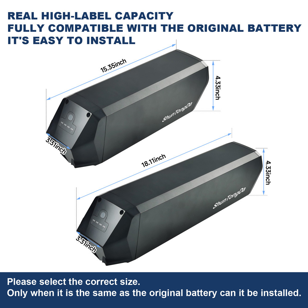 E-Bike Battery Lithium 48V 52V 60V 72V 15Ah 20Ah 21700 A Grade Cell Replacement Original Reention Dorado Ebike Battery Removable Fit for Electric Bicycle 500W 750W 1000W Motor with E Bike Charger