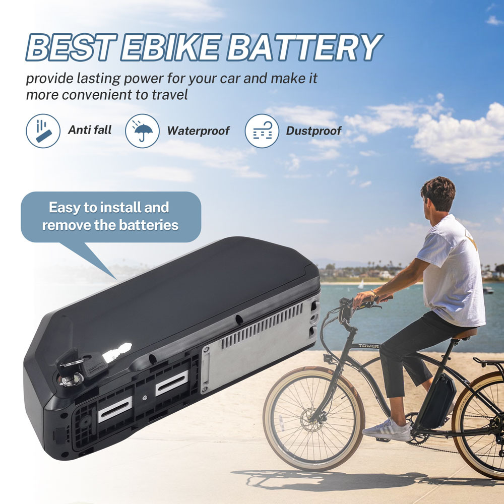 Ebike Battery 48V 52V Replacement Lithium Batteries for Beaumont Retro Spec Koa Chatham Rev 2 Electric Bike Xpedition Beach Cruiser lectric Scooter Tricycle 750W 1000W E-Bike Battery