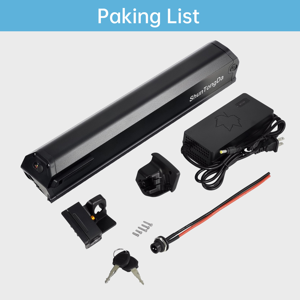 E-Bike Battery Lithium 48 Volt 10.5Ah Original Reention Dorado 48V Ebike Battery Removable Fit for Electric Bicycle Wallke X3 Pro MacWheel Cruiser 250W 350W 500W 750W Motor with E Bike Charger