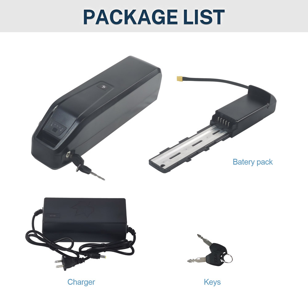 Ebike Battery 36V 48V 10.4Ah 13Ah 14Ah Hailong Lithium Batteries Fit for Jasion CB1 EB-X EB5 1000W 800W 750W 500W 350W 250W Motor Electric Bicycle Replacement Battery Pack with E Bike Charger