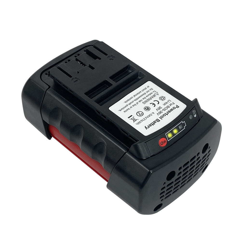 6.0Ah BOS36A Li-ion 36 Volt Battery Replacement Compatible with Bosch 36V Battery fit for BAT810 BAT836 BAT840 BAT840D GBH36VF-Li GKS36V-LI GSA36V-LI GSB36V-Li Cordless Power Tools