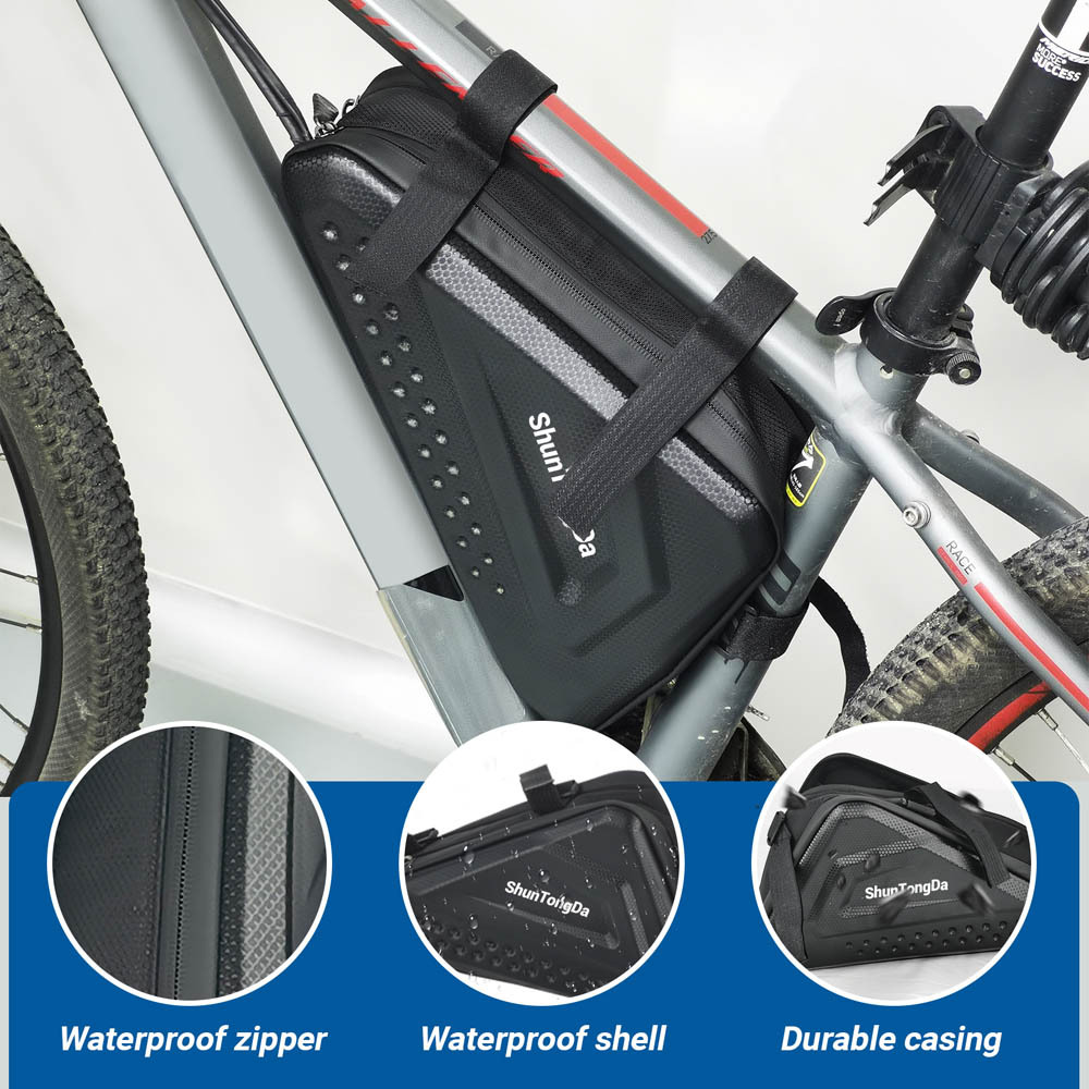 Ebike Battery 36V 48V 52V Electric Bike Frame Triangle Bag Battery with Waterproof Case for 250W 350W 500W 750W 1000W Motors Modified Mountain Road E Bike Trike Conversion Kit