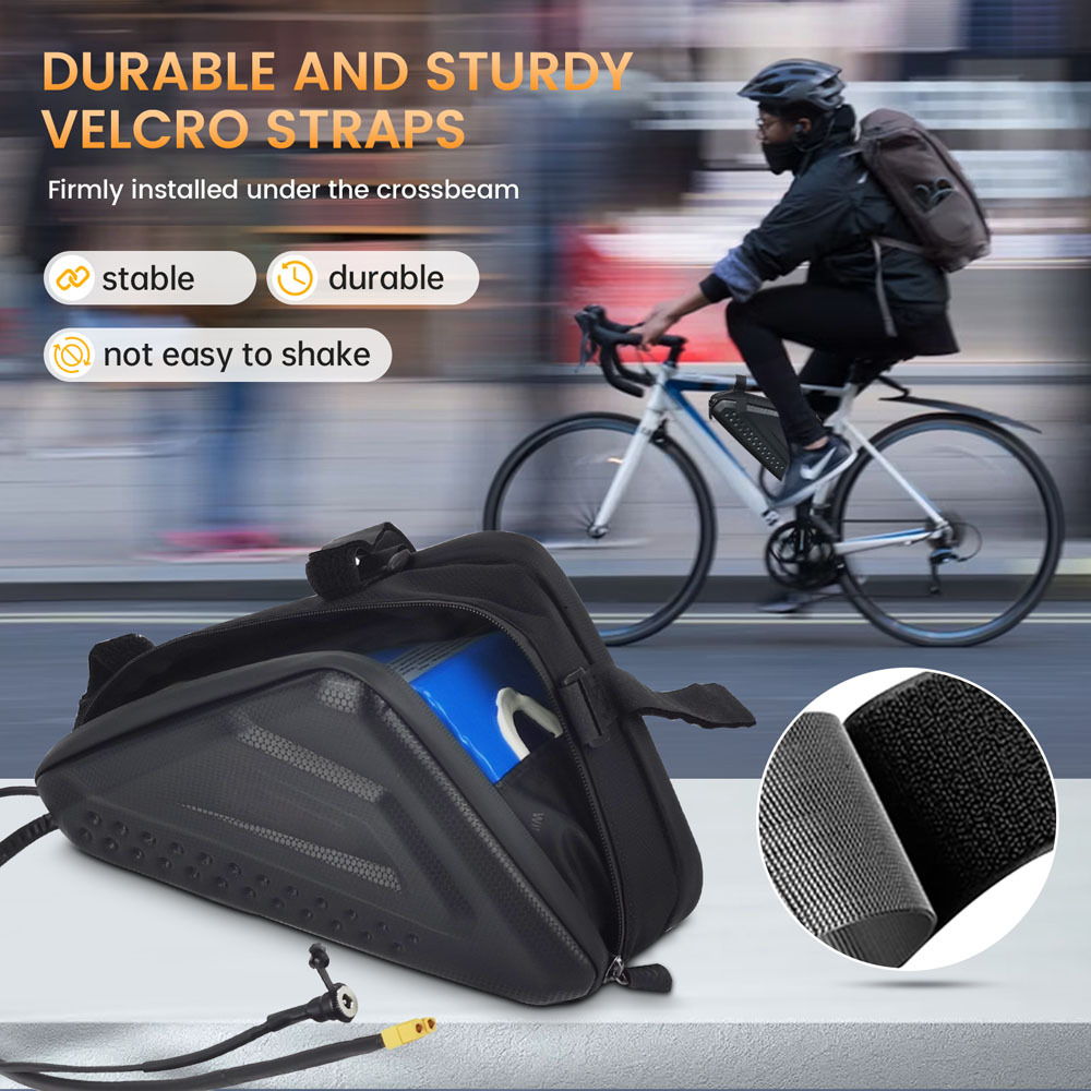 Ebike Battery 36V 48V 52V Electric Bike Frame Triangle Bag Battery with Waterproof Case for 250W 350W 500W 750W 1000W Motors Modified Mountain Road E Bike Trike Conversion Kit