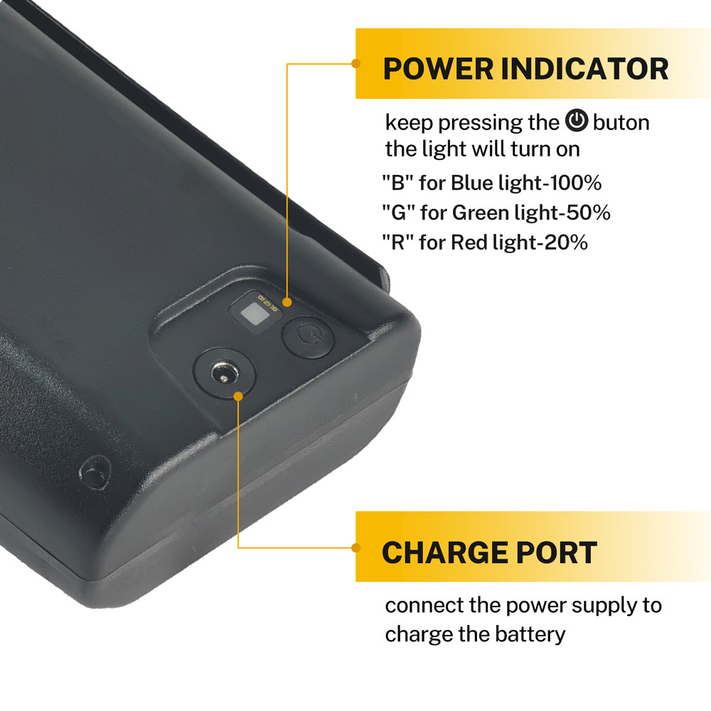 36V 48V Folding Ebike Battery Replacement for Aventon Sinch E-Joe Epik Maxfoot MF19 Glion 510 Foldable Electric Bike Battery Rechargeable Lithium Batteries with E-Bike Charger