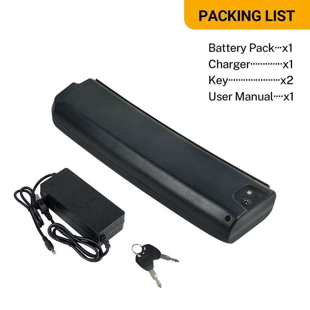 36V 48V Folding Ebike Battery Replacement for Aventon Sinch E-Joe Epik Maxfoot MF19 Glion 510 Foldable Electric Bike Battery Rechargeable Lithium Batteries with E-Bike Charger