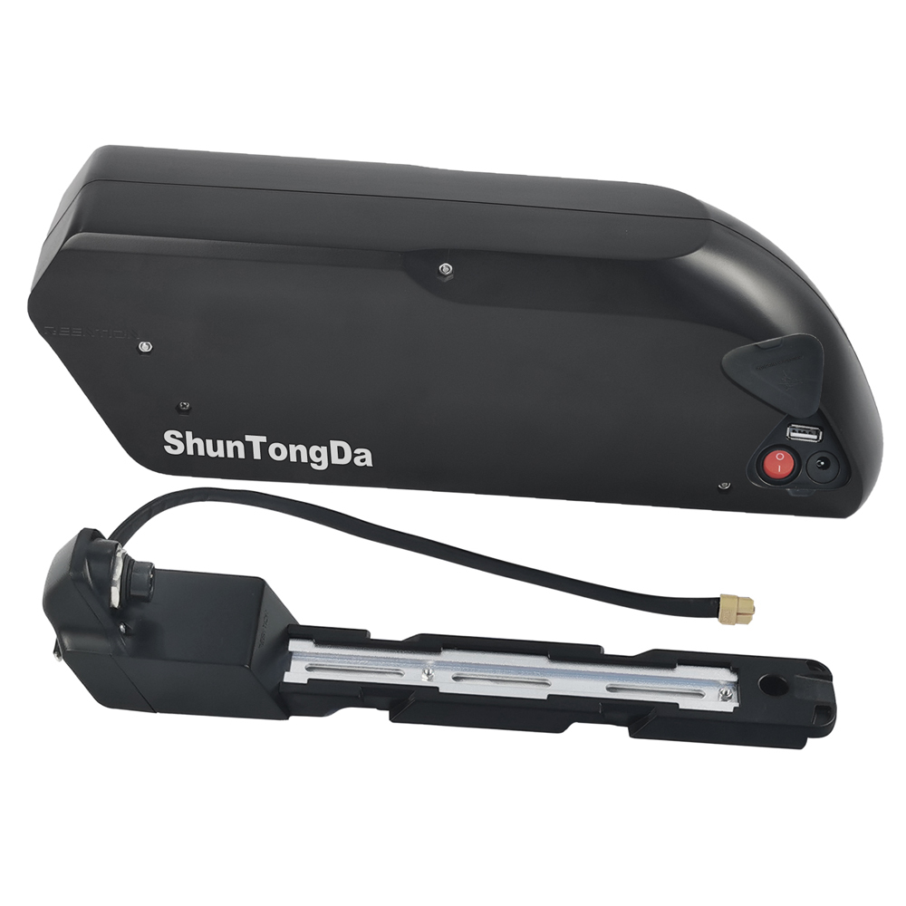 36V 48V Ebike Battery, 10Ah 14Ah 17.5Ah Electric Bike Lithium Battery E Bike Battery for 0-1000W E-Bike with 2A Fast Charger and 30A BMS, LED Power Indicator, Safety Lock