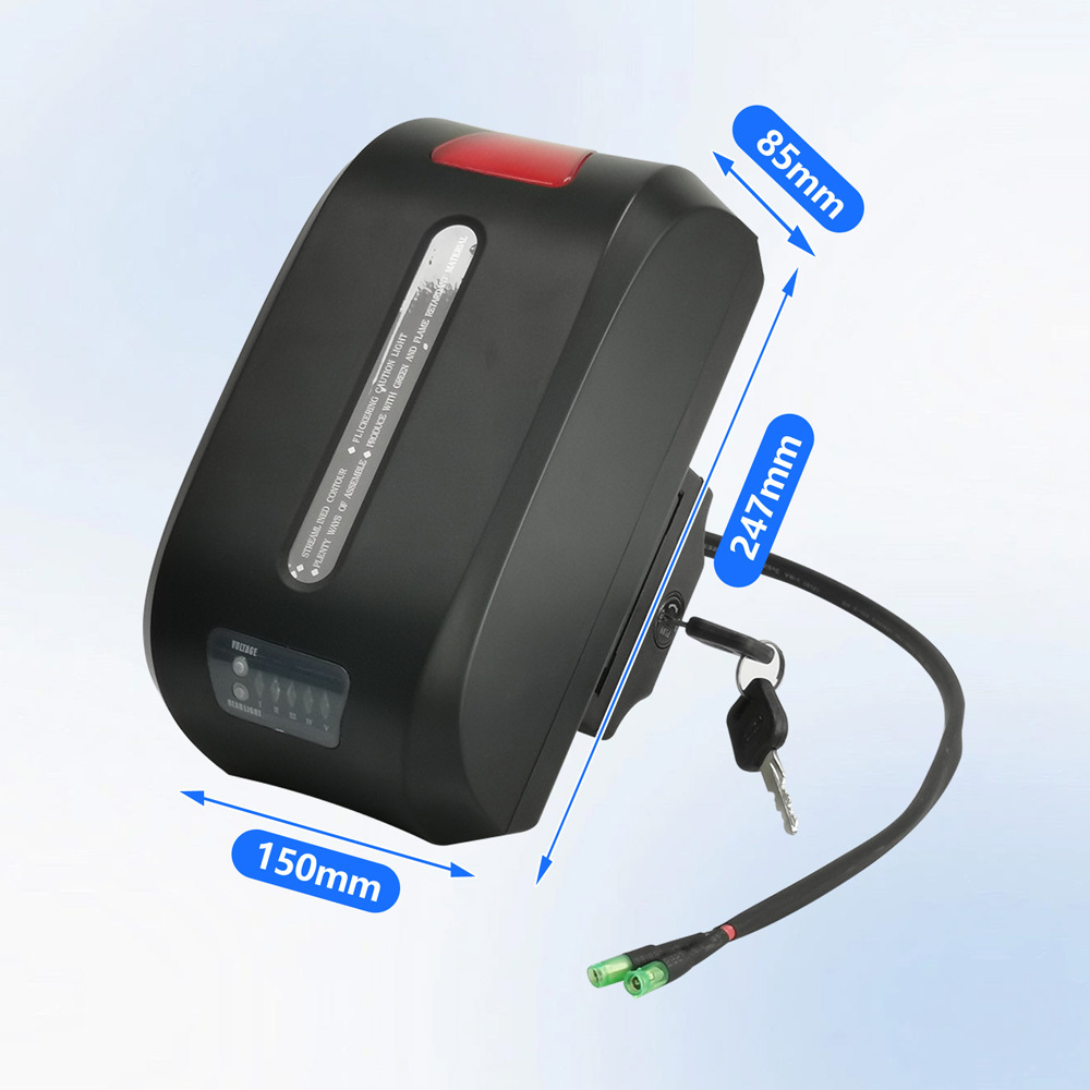 24V 36V 48V Folding Ebike Battery for Halfords Assist E Bike Dynavolt K7-2 M3 DYNALION K2 Foldable Electric Bike Haibao Seat Tube Lithium Batteries Replacement 250w 350W 500W 750W Motors E-Bike Battery