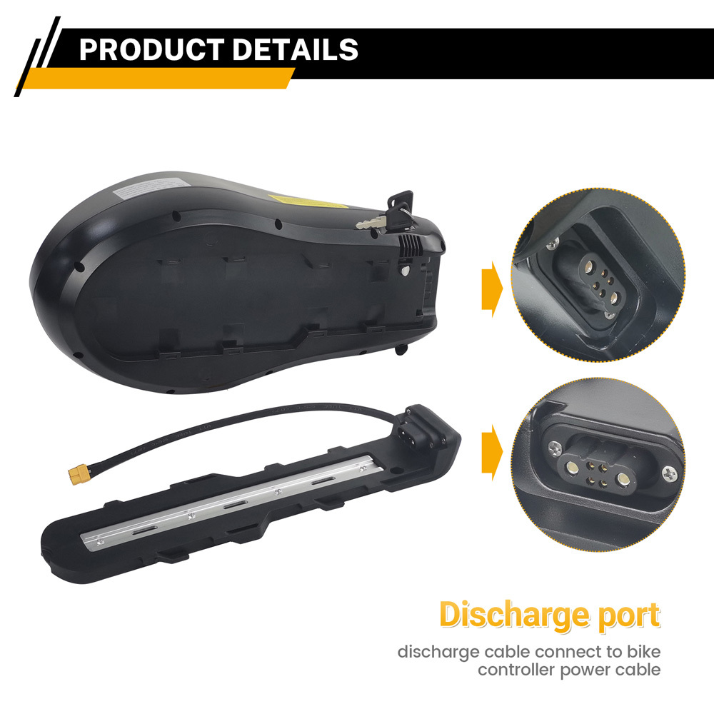 Ebike Battery Fuel Tank 36V 48V 52V 60V 72V 20Ah 25Ah 30Ah 35Ah 40Ah 45Ah Electric Bicycle Two-Wheel Scooter Batteries Pack for C93 ENGWE RX Motorcycle Mountain E-Bike Super Powerful 21700 Lithium Cells