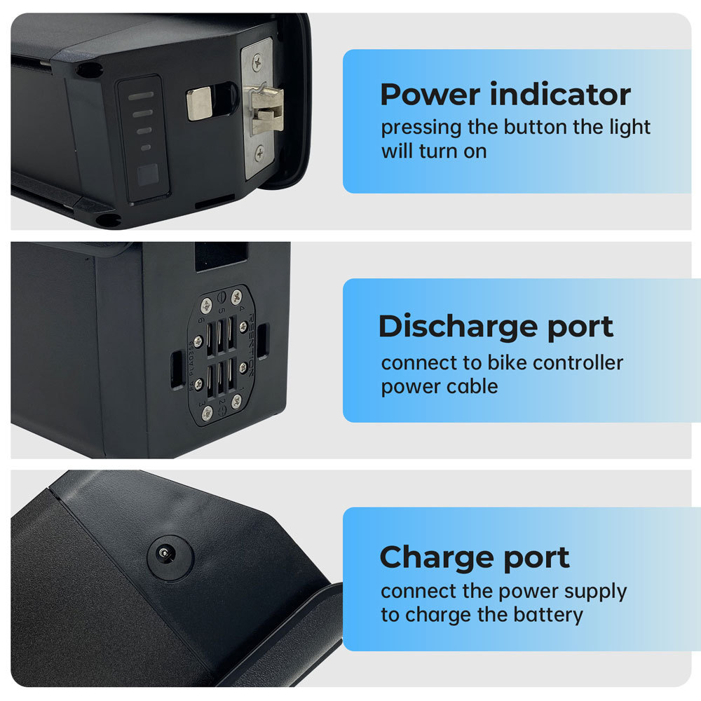 36V 48V Ebike Battery Fit for Burchda RX80 RX50 Off-road Fat Tire Electric Bike Replacement GUEWER LEEBIKE TLG BATTLE MTB 29 KOMDA SHK06 500W City E-Bike Lithium Batteries