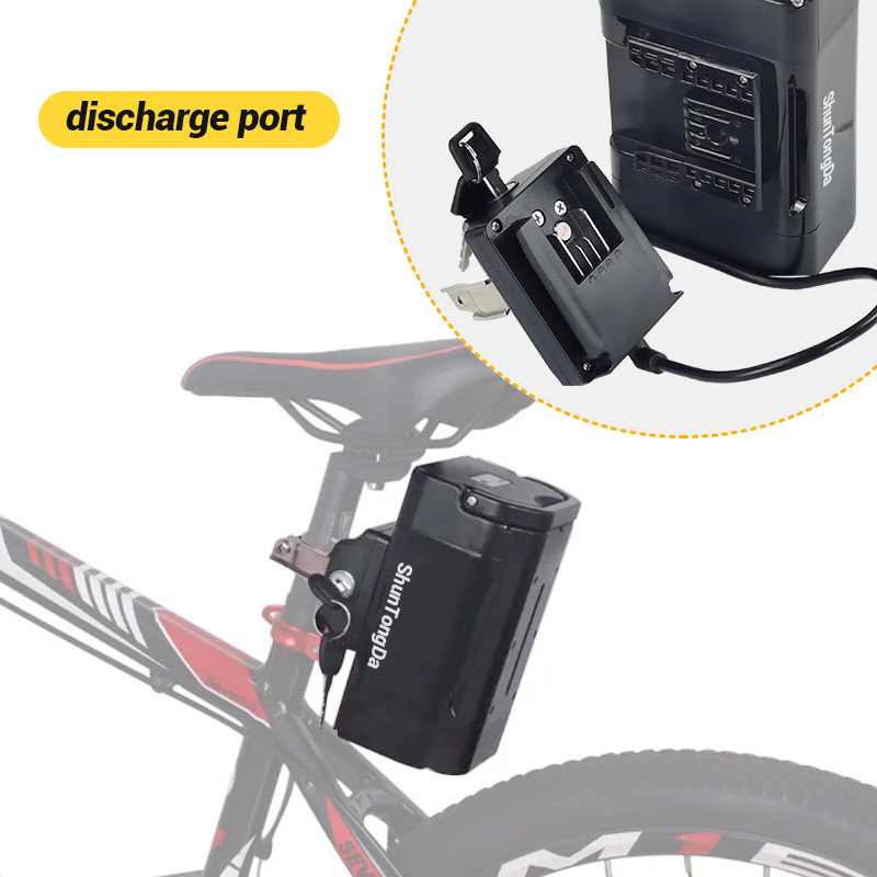 36 Volt Folding Ebike Battery 36V 10.4ah 14Ah 48V 9Ah 10.5Ah Seat Post Mounting E-Bike Battery fit for Jenney A2B Kuo Magnum 250W 500W Motor Batteries