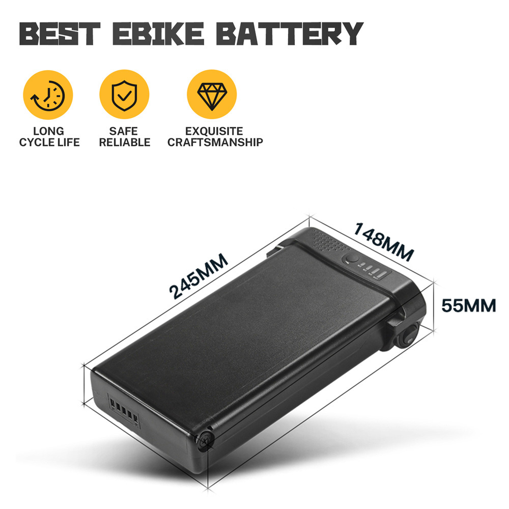 E-Bike Battery 24V 14AH 36V 10.5Ah Lithium-ion Pedelec Electric Bicycle Battery for Ansmann MIFA Prophete Ebike Spare Rear Rack Batteries Replacement