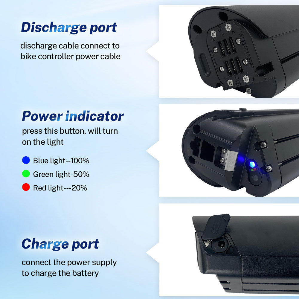 36V 48V Bird Electric Bike Spare Integrated Lithium Batteries for PHOENIX Tenways CG800s Econic One Adventure Bandit Jordaan Veloretti Ebike Battery Replacement