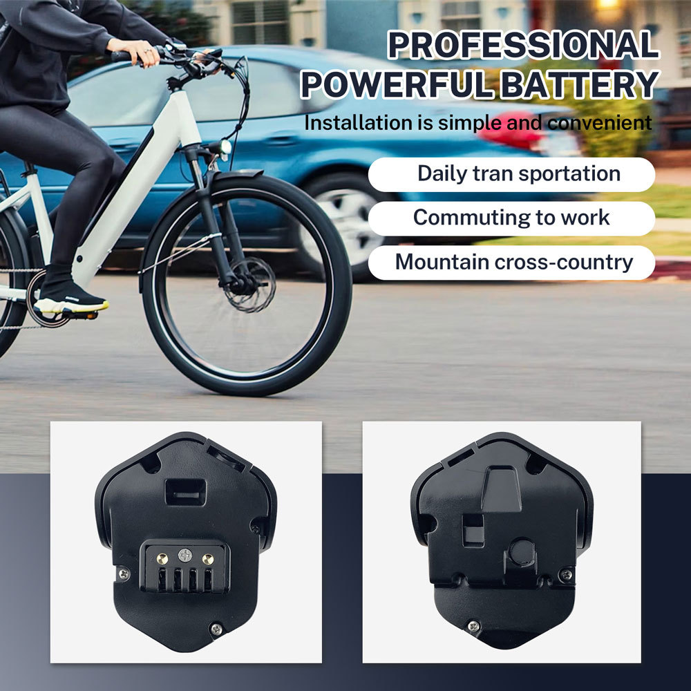 Electric Bike Battery Replacement for ZX POWER E Bike Panasonic motor VanDijck Kalii 2.0 Belt E Motive D18 Bicycle 36V 48V Ebike Battery Lithium Rechargeable E-Bike Batteries