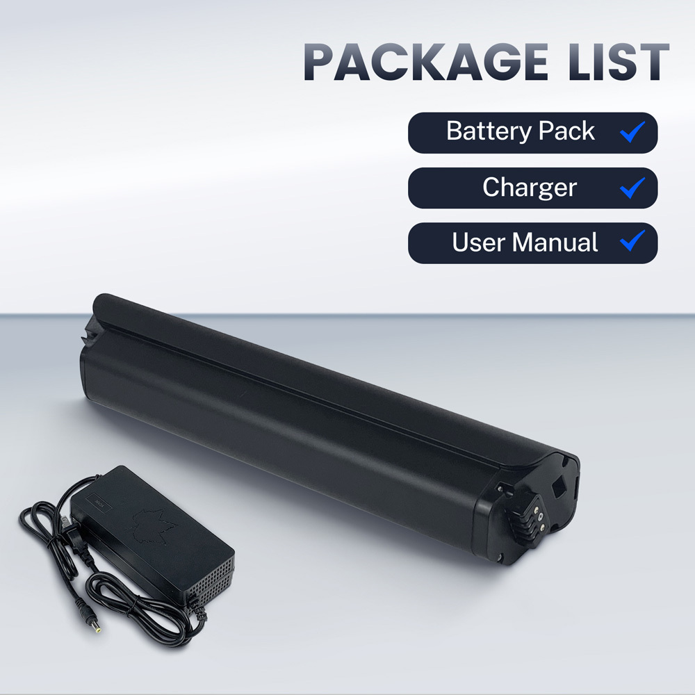 Electric Bike Battery Replacement for ZX POWER E Bike Panasonic motor VanDijck Kalii 2.0 Belt E Motive D18 Bicycle 36V 48V Ebike Battery Lithium Rechargeable E-Bike Batteries