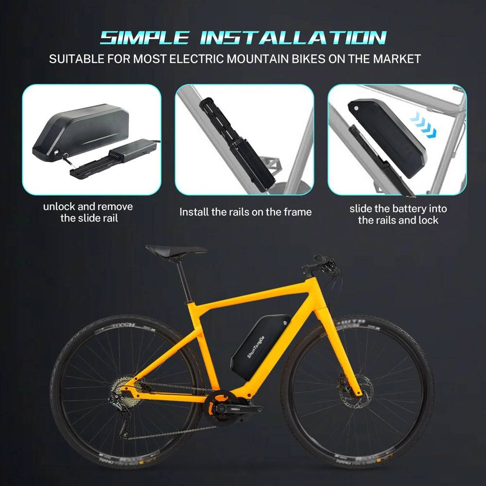 Ebike Battery 36V 48V 13Ah 15Ah 21Ah Down Tube Battery Replacement for ...