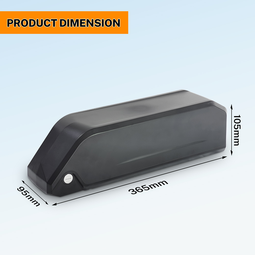 36V 48V Ebike Knight Battery Replacement for 350W 500W 750W 1000W Mountain Electric Bike Battery Down Tube Rechargeable 18650 Lithium Batteries